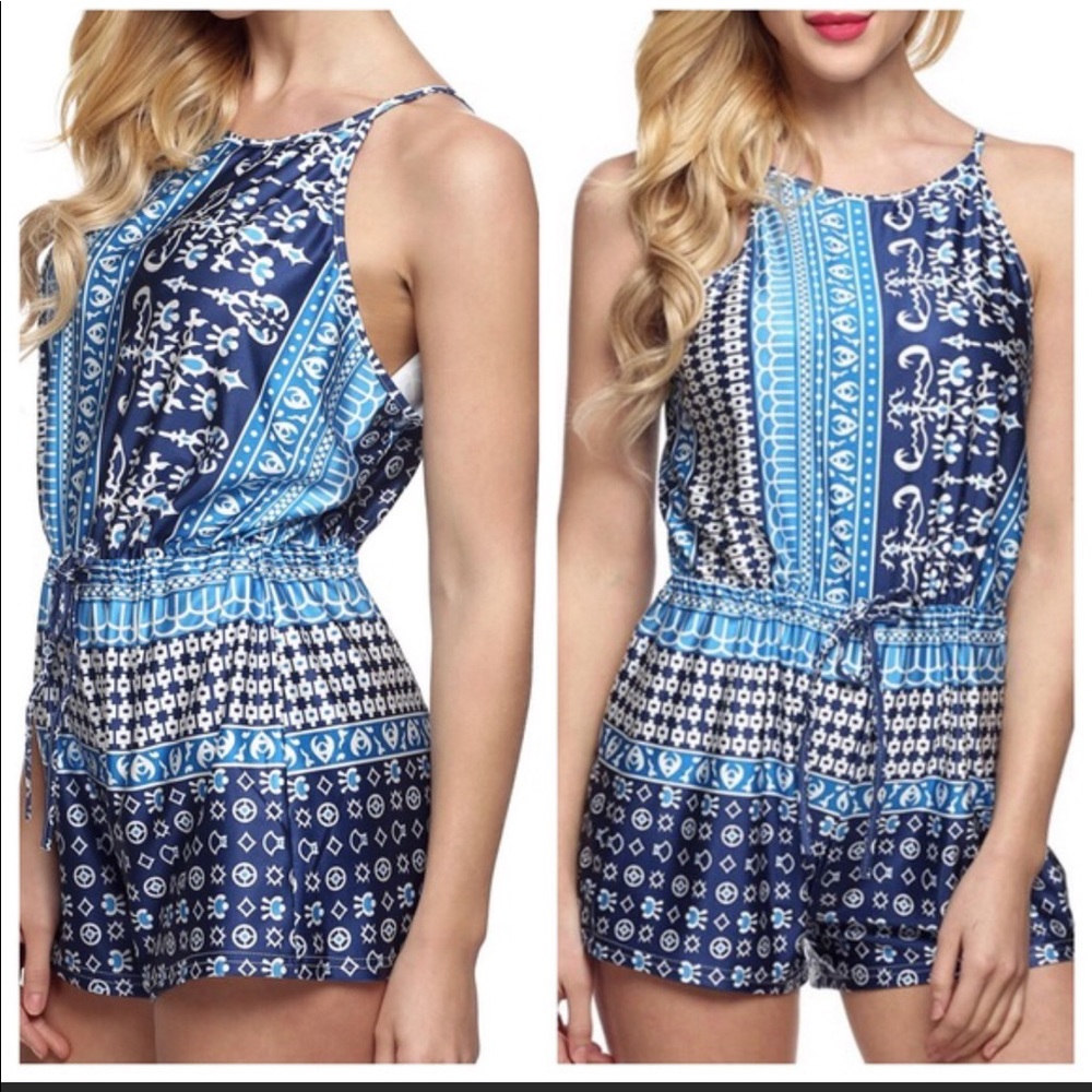 Blue romper 🔥